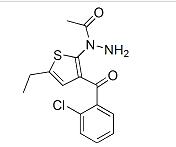 2-(Aminoacetylamino)-3-(o-chlorobenzoyl)-5-ethylthiophene|50509-09-6