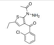 2-氨基-N-[3-(2-氯苯甲酰基)-5-乙基-2-噻吩]-乙酰胺