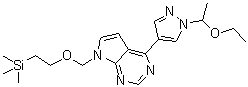 4-(1-(1-乙氧基乙基)-1H-吡唑-4-基)-7-(2-(三甲基硅基)乙氧基)甲基)-7H-吡咯并[2,3-D]嘧啶