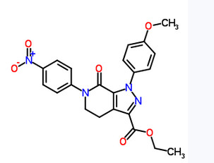 4,5,6,7-Tetrahydro-1-(4-methoxyphenyl)-6-(4-nitrophenyl)-7-oxo-1H-pyrazolo[3,4-c]pyridine-3-carboxylic acid ethyl ester