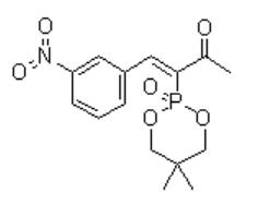3-(5,5-二甲基-2-氧代-2-[1,3,2]二氧杂磷杂环己基) -4-(3-硝基苯基)-丁-3-烯-2-酮