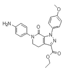 1-(4-甲氧基苯基)-7-氧代-6-[4-氨基苯基]-4,5,6,7-四氢-1H-吡唑并[3,4-c]吡啶-3-羧酸乙酯