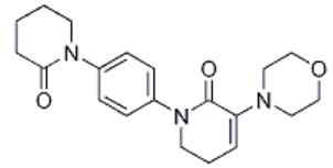 5,6-二氢-3-(4-吗啉基)-1-[4-(2-氧代-1-哌啶基)苯基]-2(1H)-吡啶酮